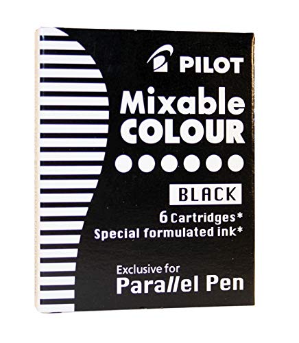 PILOT Tintenpatronen für Füllhalter Parallel Pen, schwarz (3 - Pack) von Pilot Pen