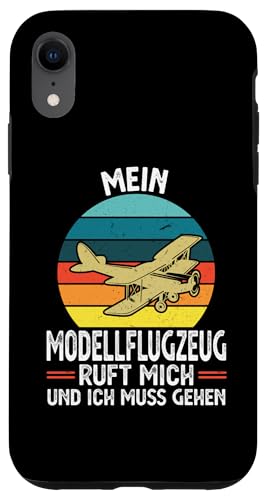 Hülle für iPhone XR Mein Modellflugzeug ruft mich Modellfliegen von Pilot & Modellflieger Geschenke