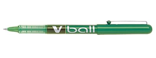 Pilot V Ball 5 Tintenroller mit flüssiger Tinte 0,5 mm extra fein 12 Stück grün von Pilot