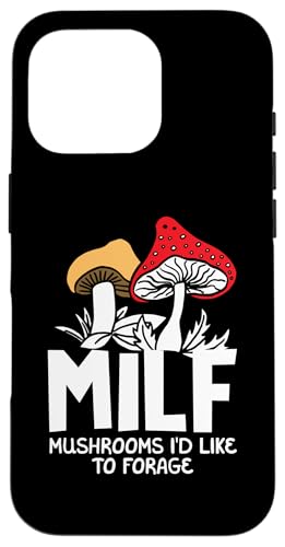 Hülle für iPhone 16 Pro Mushroom Picker Milf Pilzsucher von Pilzsammler Jäger Pilzliebhaber Geschenke