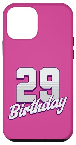 Hülle für iPhone 12 mini 29. Geburtstag 29 Jahre rosa Mädchen von Pink Birthday Celebration Designs