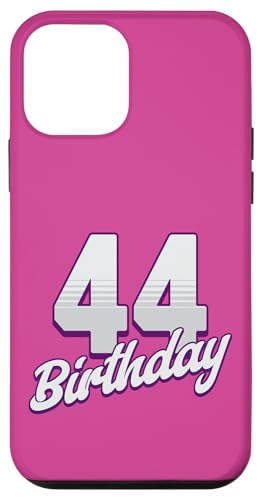 Hülle für iPhone 12 mini 44. Geburtstag, 44 Jahre, rosa Mädchen von Pink Birthday Celebration Designs