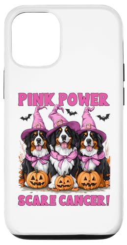 Hülle für iPhone 12/12 Pro In October We Wear Pink Bernese Mountain Dog Breast Cancer von Pink Breast Cancer Awareness Halloween Costume