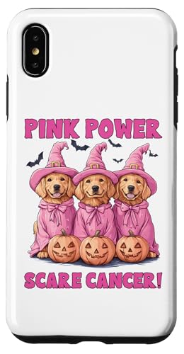 Hülle für iPhone XS Max In October We Wear Pink Golden Retriever Breast Cancer Gifts von Pink Breast Cancer Awareness Halloween Costume