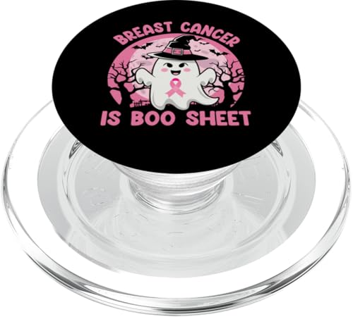 Breast Cancer Is Boo Sheet PopSockets PopGrip für MagSafe von Pink Breast Cancer Awareness Month Geschenk FIDIMA