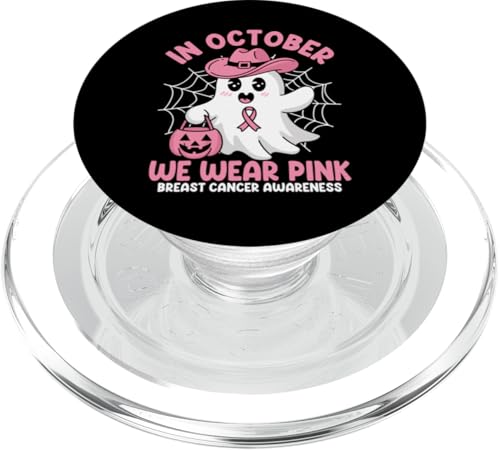 In October We Wear Pink Breast Cancer Awareness PopSockets PopGrip für MagSafe von Pink Breast Cancer Awareness Month Geschenk FIDIMA