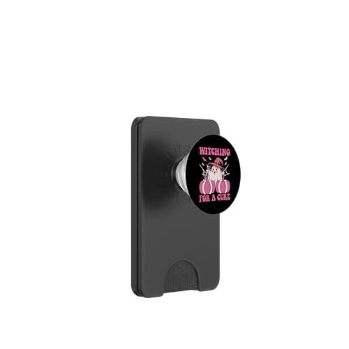 Witching For A Cure PopSockets PopWallet für MagSafe von Pink Breast Cancer Awareness Month Geschenk FIDIMA