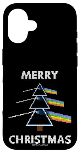 Hülle für iPhone 16 Pink Floyd The Dark Side of the Moon Prisma Weihnachtsbaum von Pink Floyd