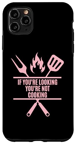 Hülle für iPhone 11 Pro Max Rosa Grillen Smoke Fleisch BBQ Kochen für Frauen von Pink Grilling Smoke Meat BBQ Cooking for Women