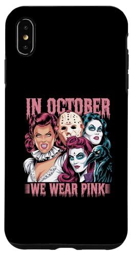 Hülle für iPhone XS Max Im Oktober tragen wir Pink Horror Brustkrebs-Bewusstsein von Pink Ribbon Breast Cancer Awareness Apparel