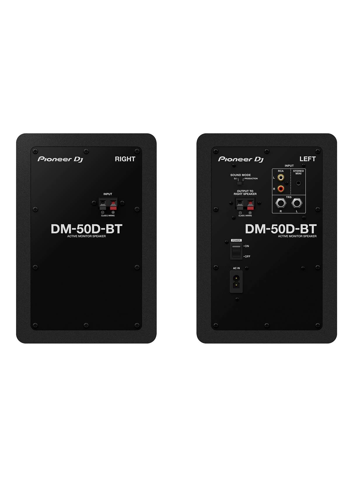 Pioneer DJ DM-50D-BT 5 Zoll Bluetooth Monitor Lautsprecher schwarz von Pioneer DJ