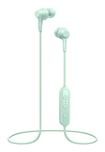 Pioneer C4 In-Ear Wireless Kopfhörer mit Bluetooth (hochwertiger Ohrhörer Klang, 6 Stunden Wiedergabezeit, Freisprechfunktion, Sprachsteuerung, Inline-Fernbedienung, App), Minz Grün von Pioneer