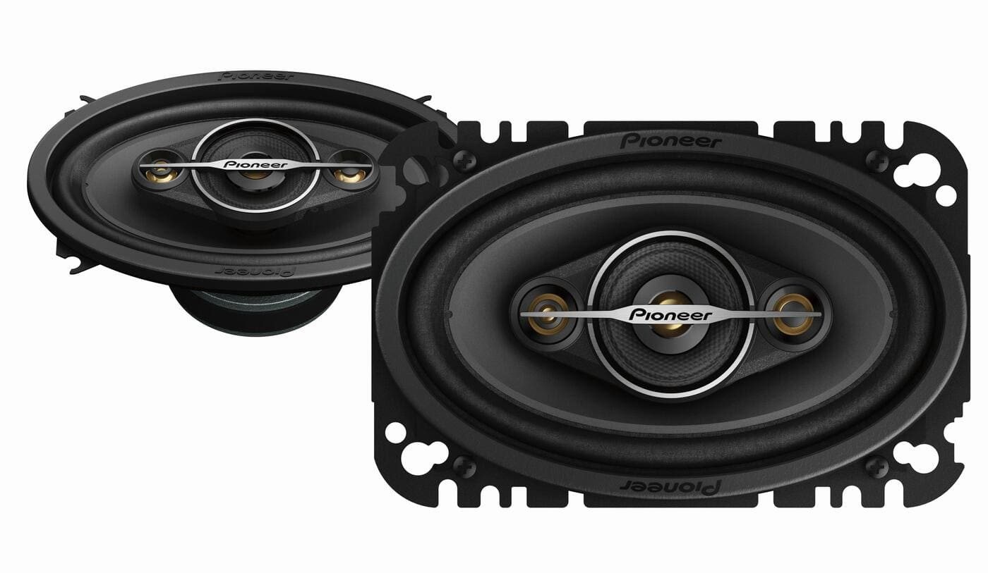 Pioneer TS-A4671F 4-Wege Koaxiallautsprecher 4x6 Zoll Auto-Lautsprecher (30 W, Max: 210 W 4x6 Zoll cm) von Pioneer