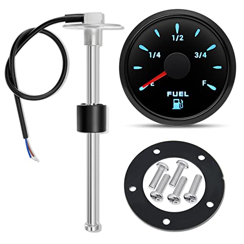 Kraftstoffstandsanzeige mit Kraftstoffstandssensor, 0-190ohms 7 Hintergrundbeleuchtung Universal Auto Kraftstoffstandsanzeige Tankuhr mit Wasserstandssensor Kraftstoffsensor für, Boot, Wohnmobil Kraftstoffstandsanzeige mit Kraftstoffstandssensor, 0-190ohms 7 Hintergrundbeleuchtung Universal Auto Kraftstoffstandsanzeige Tankuhr mit Wasserstandssensor Kraftstoffsensor für, Boot, Wohnmobil von Piousunt