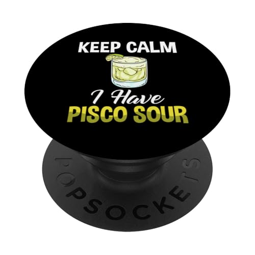 Pisco Sour Lustiges Cocktailgetränk Rezept PopSockets Klebender PopGrip von Pisco Sour