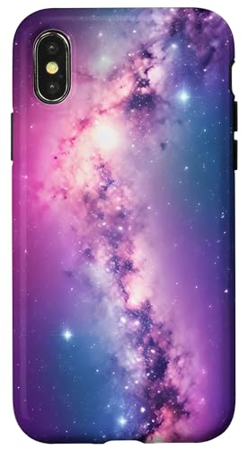 Hülle für iPhone X/XS Schöne Galaxie Weltraum Sterne Planeten Kosmos Pretty von PixieDustDesigns