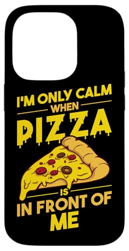 Hülle für iPhone 14 Pro Witziger Pizza Spruch von Pizza Designs