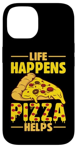 Hülle für iPhone 14 Witziger Pizza Spruch von Pizza Designs