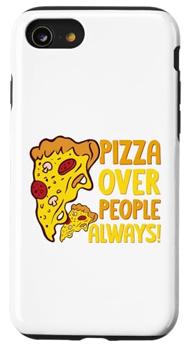 Hülle für iPhone SE (2020) / 7 / 8 Witziger Pizza Spruch von Pizza Designs