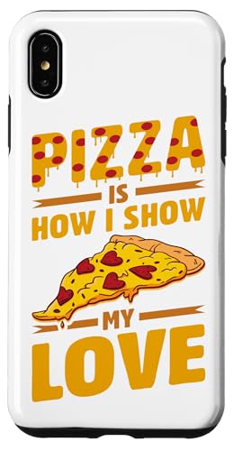 Hülle für iPhone XS Max Witziger Pizza Spruch von Pizza Designs