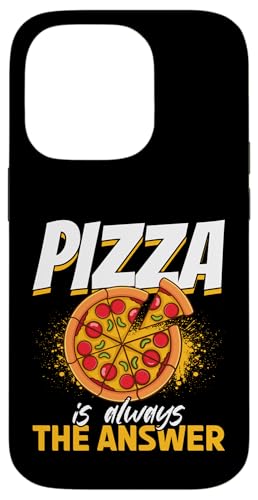 Pizza Junk Food - Pizza ist immer die Antwort Hülle für iPhone 14 Pro von Pizza Junk Food Foodie Humor Design