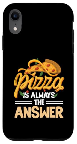 Pizza Junk Food - Pizza ist immer die Antwort Hülle für iPhone XR von Pizza Junk Food Foodie Humor Design