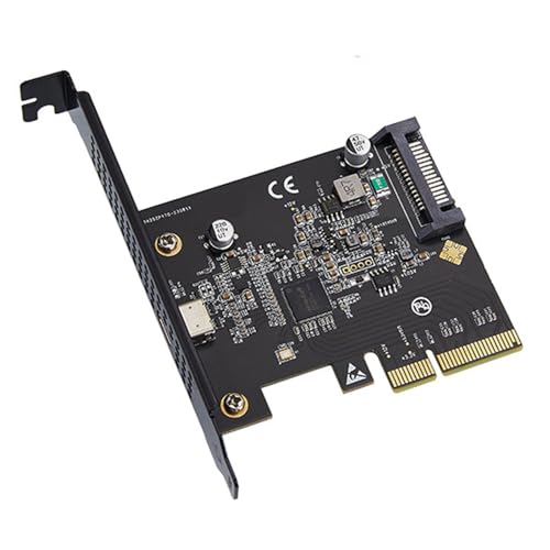 Pjeghbvop PCIe3.0x4-zu USB3.2-Typ C Controllerkarte Für Überlegene Datenübertragungsgeschwindigkeiten Von Bis Zu 20 Gbit/s. Computerverbindungszubehör von Pjeghbvop