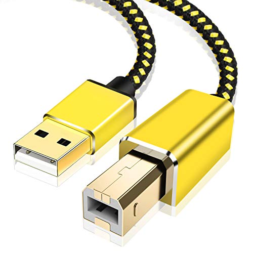 USB Druckerkabel, Scannerkabel USB 2.0 Typ B Kabel USB A auf USB B Drucker Kabel Printer Cable Universelles Das usb druckerkabel ist für alle 2.0-Port-Geräte geeignet (1M/3Feet) von Pkdjfls