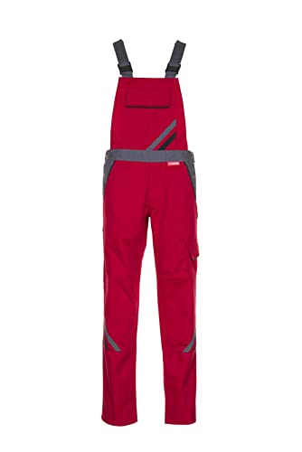 Planam Highline Damen Latzhose rot Schiefer schwarz Modell 2392 - Größe 44 von Planam