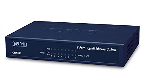 Action GSD-803 1000T 8P Planet Switch (10/100/1000Mbps, 8-Port) von Planet