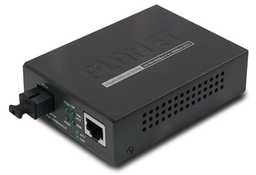 PLANET GT-806A60 Network Media Converter 2000 Mbit/s 1310 nm Black von Planet