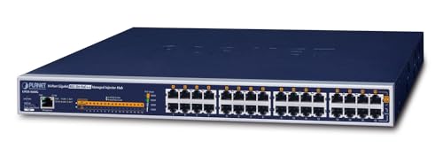 Planet 16-Port Gigabit 60W Ultra PoE Injector Hub Managed 600 Watts PoE Budget von Planet