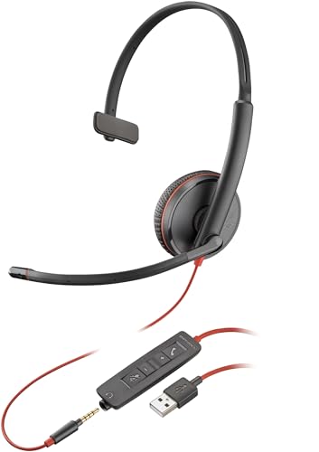 Plantronics 209746-101 Blackwire UC-Kopfhörer C3215, schwarz von Plantronics