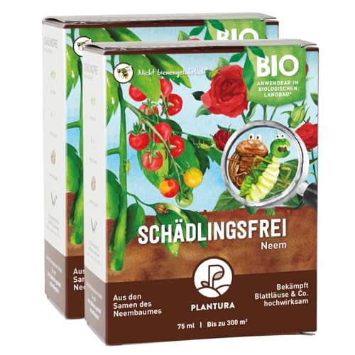 Plantura Bio-Schädlingsfrei Neem, effektive Schädlingsbekämpfung mit Neem, 150 ml von Plantura