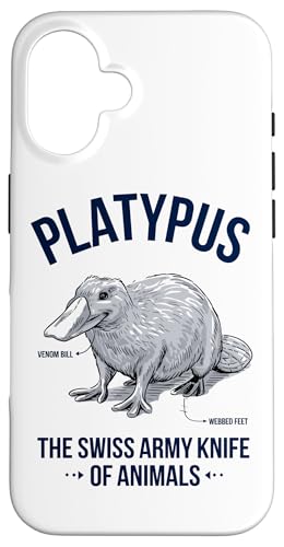 Schnabeltier Hülle für iPhone 16 von Platypus Gifts for Kids, Women and Men