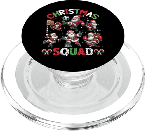 Christmas Squad Sportlicher Weihnachtsmann Jungen Mädchen Kinder PopSockets PopGrip für MagSafe von Play with Santa