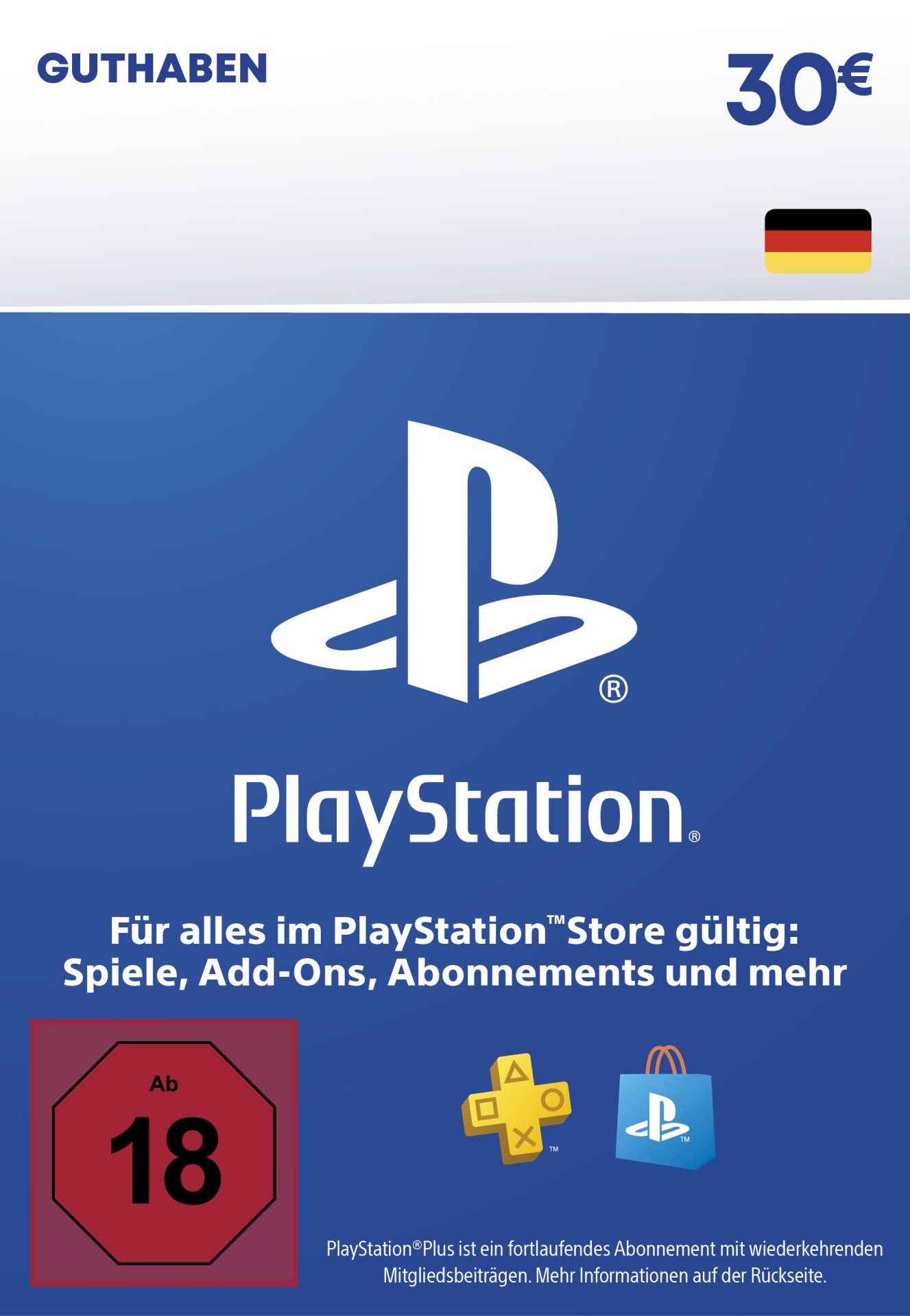 PSN Karte 30€ von PlayStation