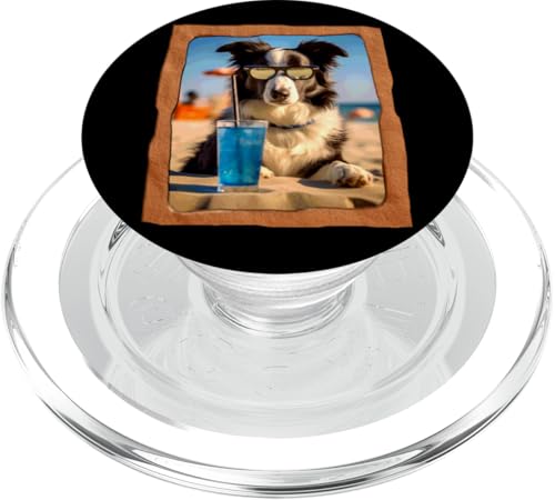 Entspannte Strandstimmung für Hunde PopSockets PopGrip für MagSafe von Playful Summer Vibes Pet Relaxation Beach Life