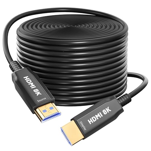 Ploiwue 70M HDMI Kabel, 8K HDMI Kabel HDMI, 8K 2.1 Kabel 8K @ 60Hz, 4K @ 130Hz, eARC HDR10 4:4:4| 21:9, HDCP 2.2/2.3 Ethernet-Funktion, kompatibel mit neuester Spielekonsole/Roku TV/HDTV von Ploiwue