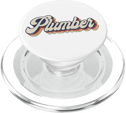 Klempner Klempner Retro Vintage Klempner Retro PopSockets PopGrip für MagSafe von Plumber Plumbing HD0