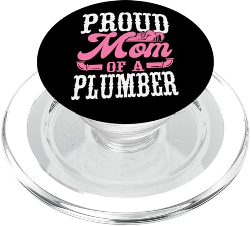 Klempnerei, Klempner, Mutter, stolz, Mutter eines Klempners PopSockets PopGrip für MagSafe von Plumber Plumbing HD0