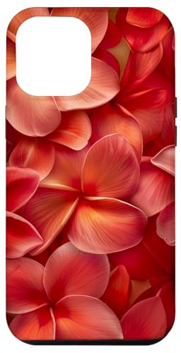 Hülle für iPhone 13 Pro Max Rote Frangipani Blumen Plumeria Blume Pretty Garden Hawaii von Plumeria Frangipani Flowers Hawaii Design