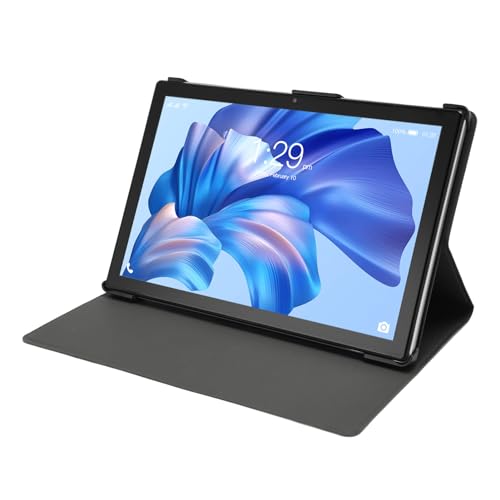 Plyisty 10,1-Zoll-Tablet, 8-Kern-CPU, 8 GB RAM, 256 GB ROM, FHD-Display, Dual-Tablet mit Hülle für12 (EU-Stecker 220 V) von Plyisty