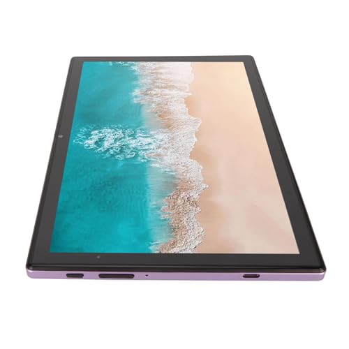 Plyisty 10,1 Zoll für12 Tablet, 8-Kern-CPU, 8 GB RAM, 128 GB Speicher, 4GLTE-Mobilanrufe, 7000-mAh-Akku, IPS-HD-Display,5.0, GPS (Purple) von Plyisty