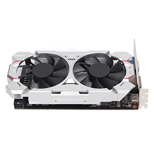 Plyisty GTX750Ti 2GD5, 2 GB GDDR5, Dual-Lüfter, 1072 MHz GPU-Takt, 3-Ausgangsschnittstelle, für HD-Multimedia-Schnittstelle, 4K-HD-Ausgabe (GTX750Ti 2G D5) von Plyisty