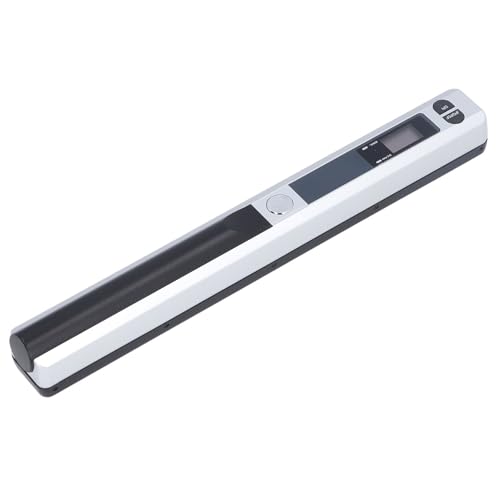 Tragbarer Scanner, 900 DPI Hand-Fotoscanner für A4-Dokumente, JPG/PDF-Format, Wand-Dokumentenscanner, Lädt Bilder über USB-Kabel auf den Computer Hoch (Silver) von Plyisty