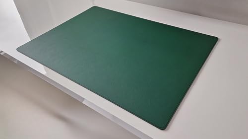 PM Schreibtischunterlage Sanftlux Leder in 12 Farben 3 Gr. (Alt Grün, 70cm x 50xm) von Pm PROFI-MATS