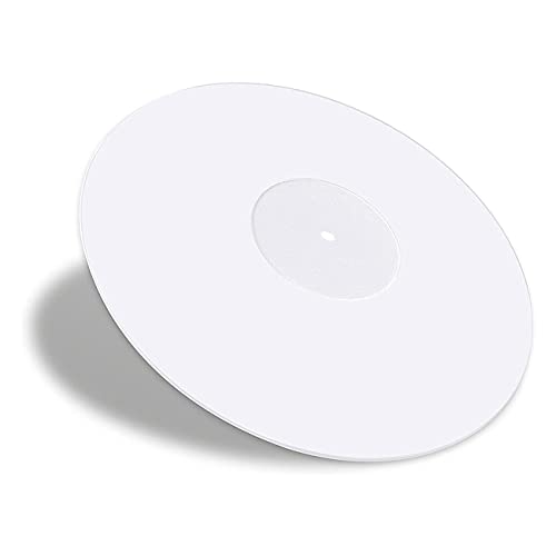 Pmandgk Platten Spieler Acryl Slipmat für Vinyl LP Platten Spieler - 2,5 Mm Bietet Einen Festeren - 12 Platten Teller () von Pmandgk