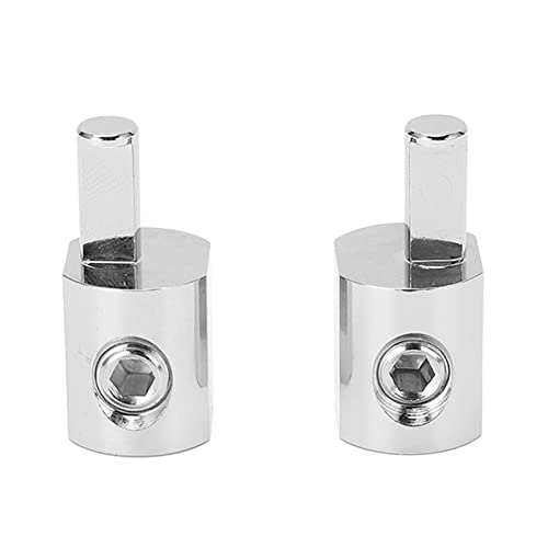 2PCS Verstärker-Eingangs-Reduzier Adapter, rostfrei 1/0 Gauge bis 4 Gauge Nickels beschichtetes 6061 Aluminium-Verstärker-Eingangs minderer für Autos Boote von Pnuaticm