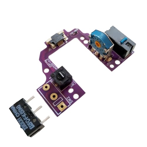 Pnuokn Board Key Button Board Schweißfrei für GProX Superlight Maus Hot Swap mit Gold Mouse Encoders Maus Mikroschalter von Pnuokn